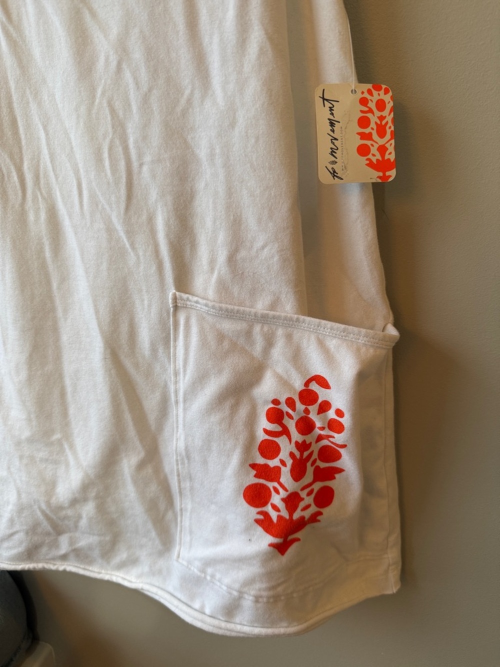 FP Movement by Free People sold out White hot shot mini dress  logo M or XL